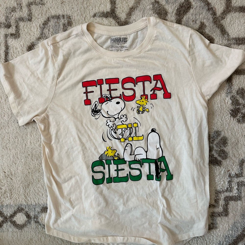 Snoopy Peanuts Fiesta Siesta Tee - Short Sleeve
